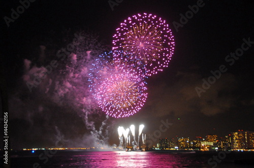 Fireworks over Waikiki