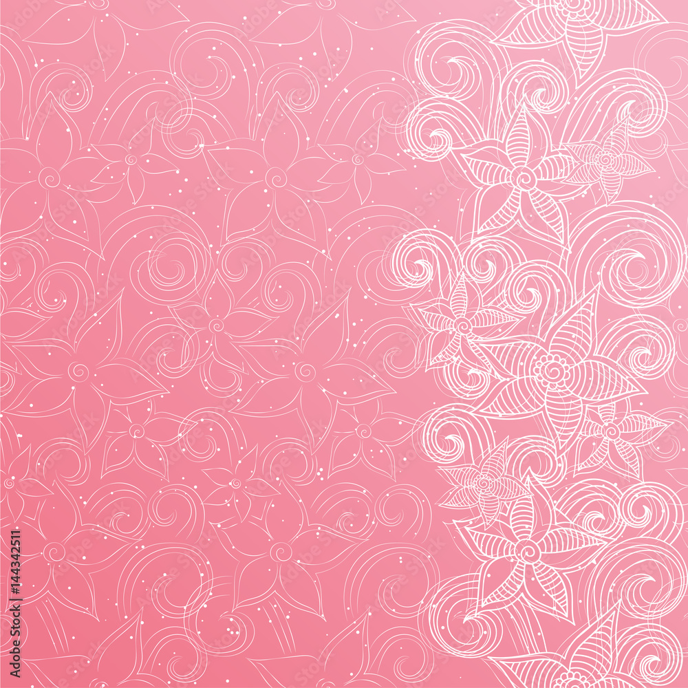 Abstract background with shining magic flowers. Vector illustration Abstract background with shining magic flowers. Vector illustration