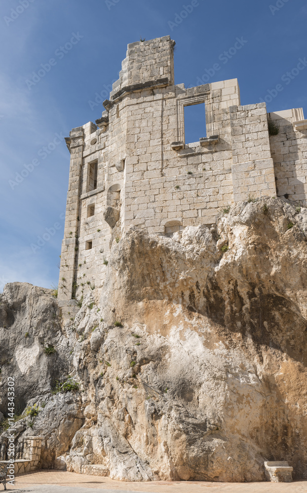 ruine of castle in zuheros