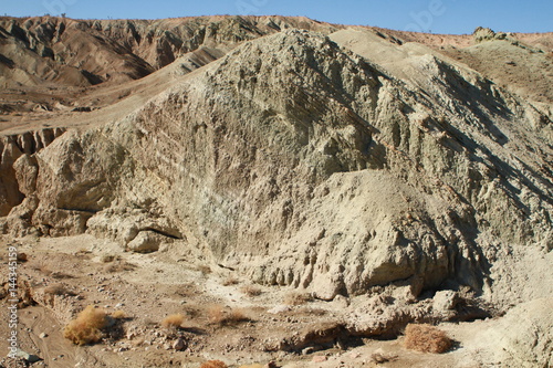 Painted desert rocks