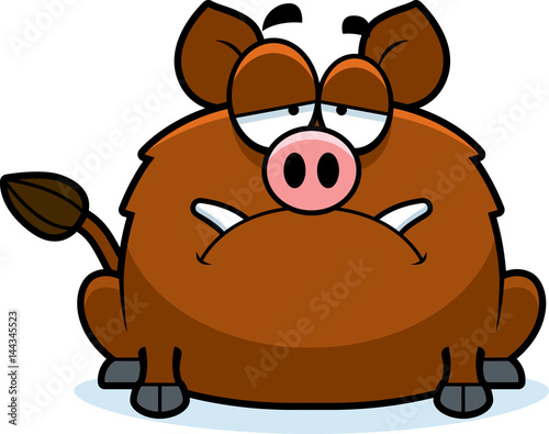 Sad Little Boar