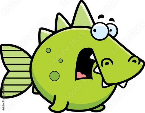 Scared Prehistoric Fish