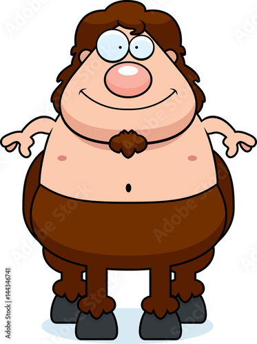 Smiling Cartoon Centaur