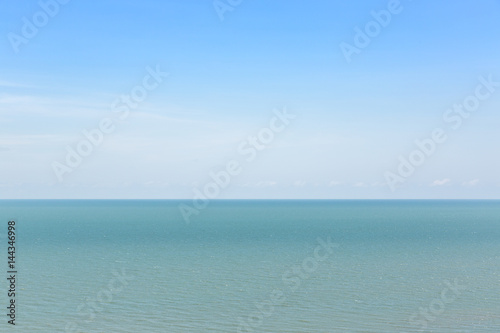 Beautiful sea view with blue sea and nice clear sky