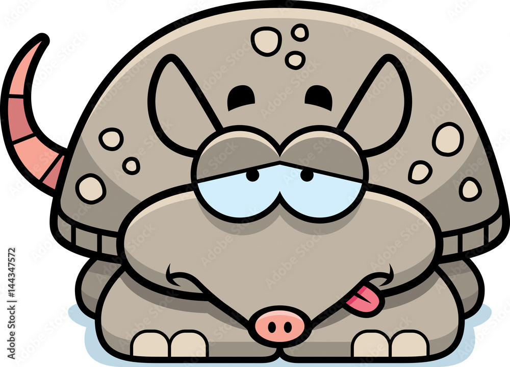 Fototapeta premium Sick Little Armadillo