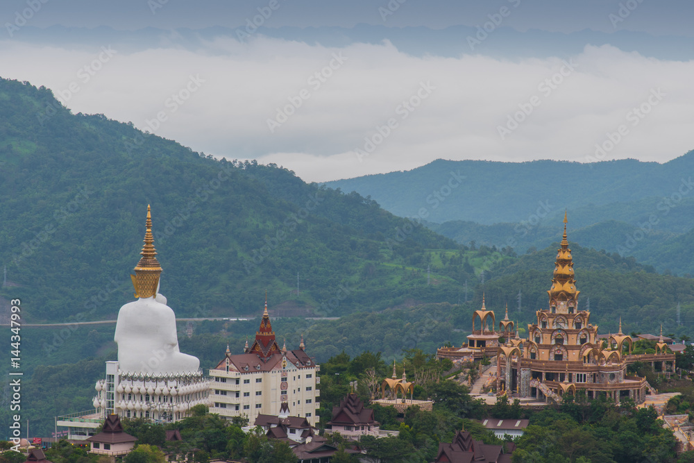 Beautiful morning view at Pha Sorn Kaew temple, Khao Kho, Phetchabun in Thailand
