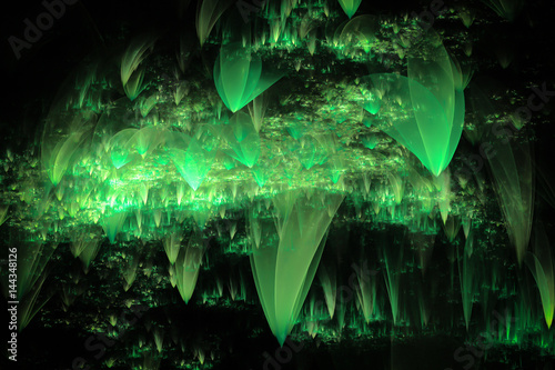fractal emerald precipitation