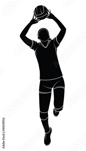 female volleyball player01