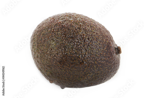 black avocado isolated