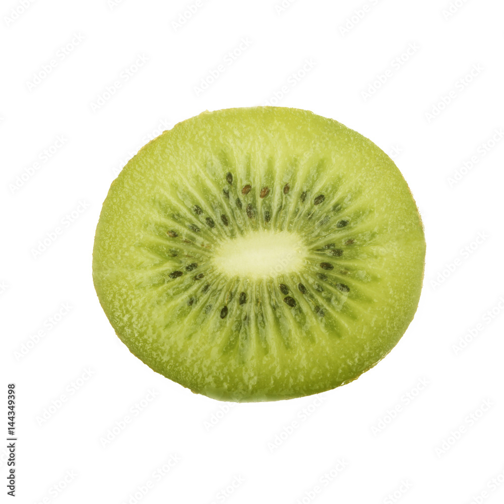 slice of kiwi isolated on white background slice of kiwi isolated on white background