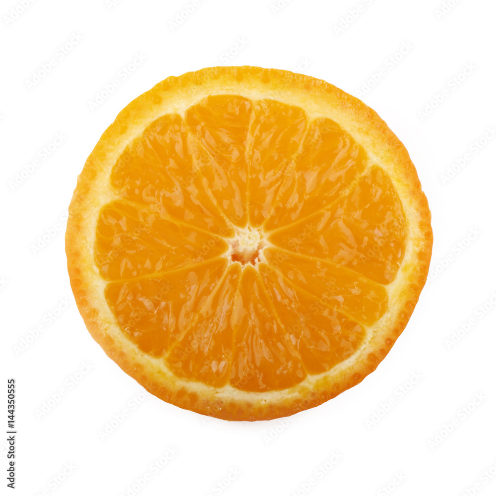 orange slice isolated on white orange slice isolated on white