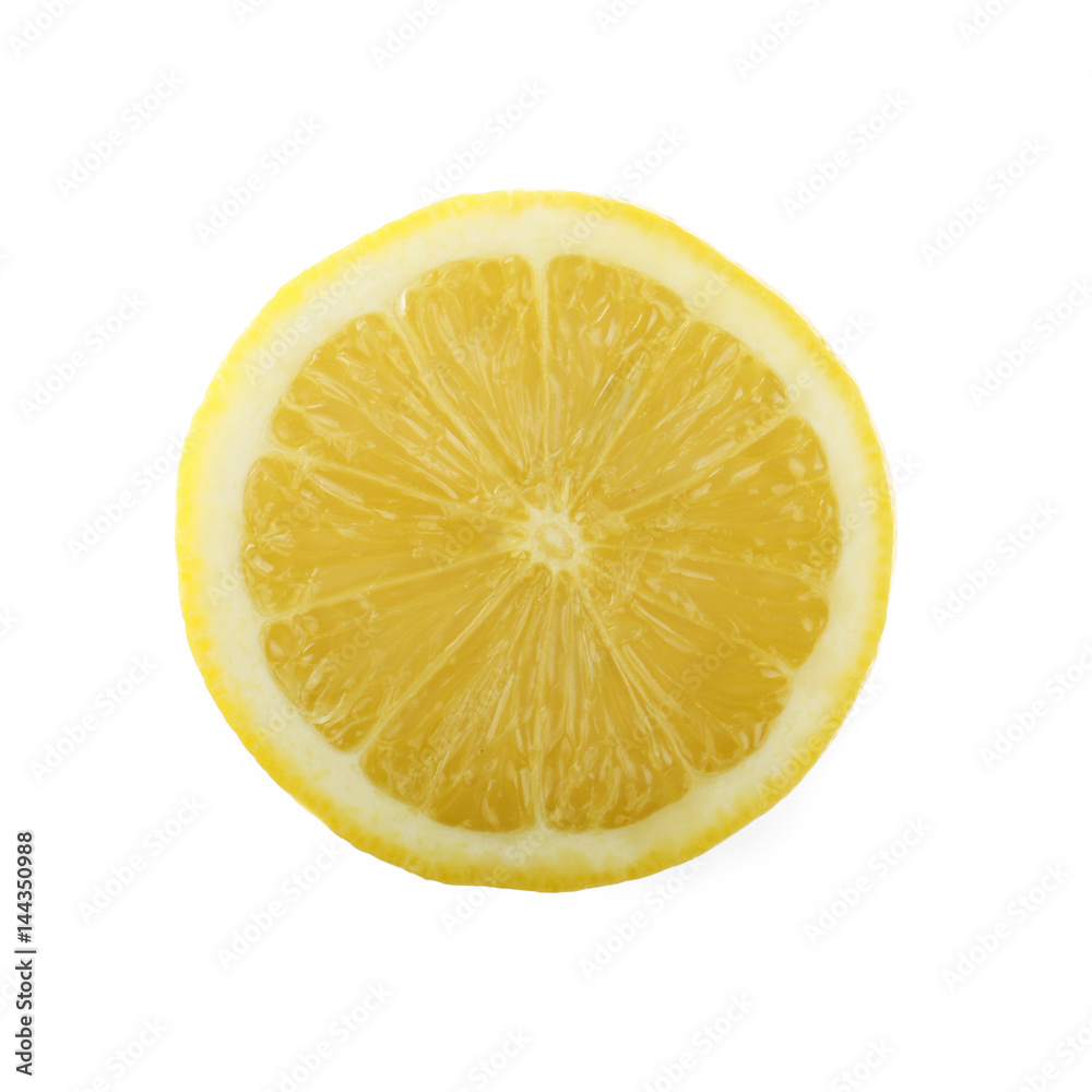 lemon slice isolated