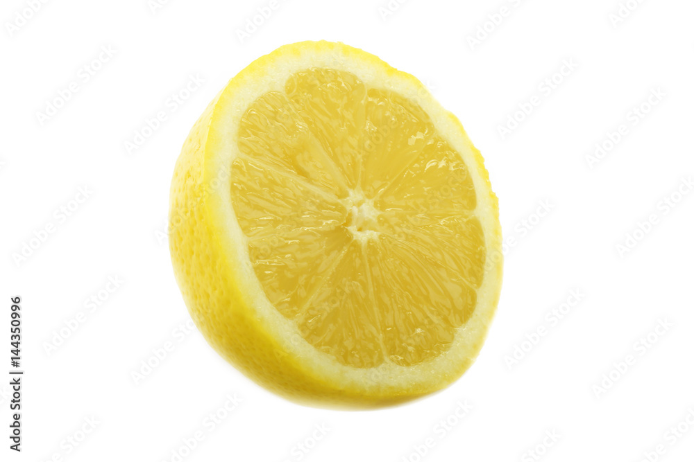 lemon slice isolated