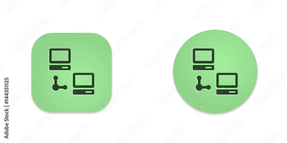 Vector Green Web Buttons
