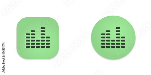 Vector Green Web Buttons
