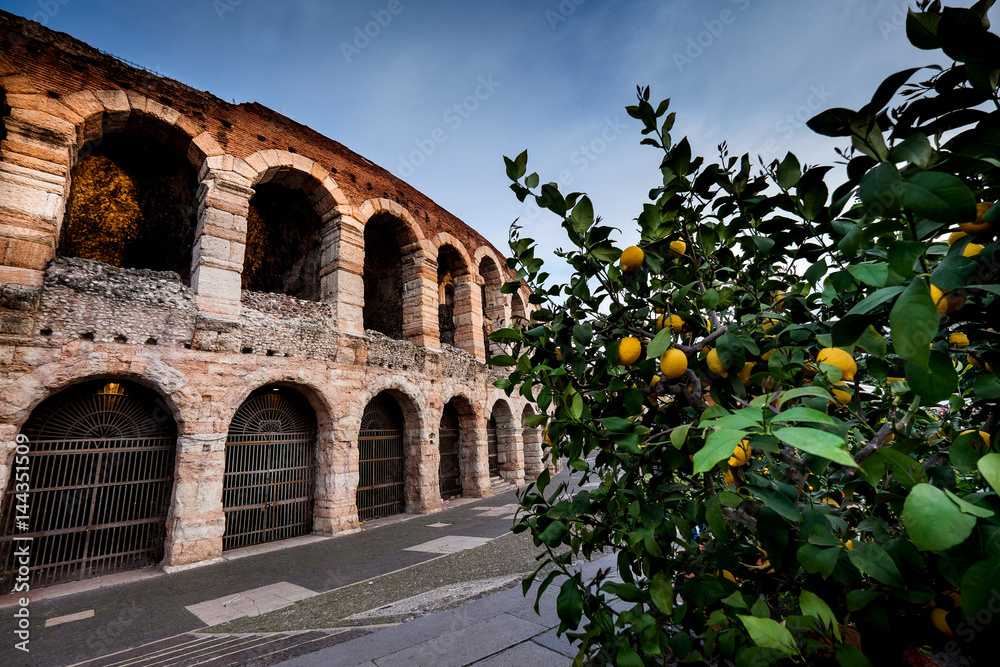 Obraz premium Verona Italy - Cityscape of Verona, Veneto