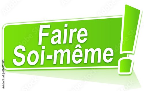 faire soi-même sur étiquette verte
