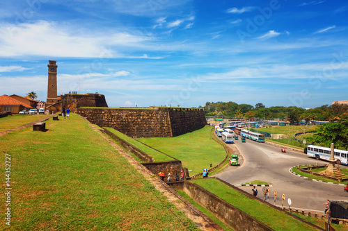 Foto Anthonisz Memorial Clock Tower in Galle Historical Dutch Fort, Flag Rock Bastion