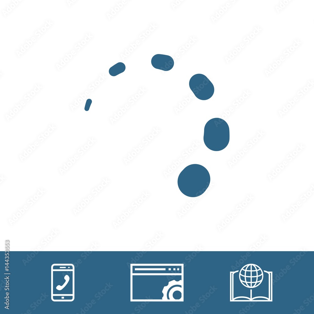 loading icon stock vector illustration flat design loading icon stock vector illustration flat design