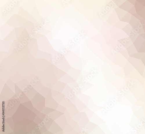 White texture - low poly, triangle, geometric background. Textured paper vintage card.