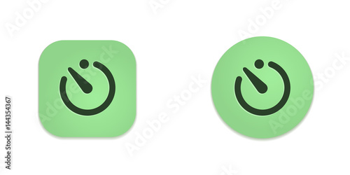 Vector Green Web Buttons