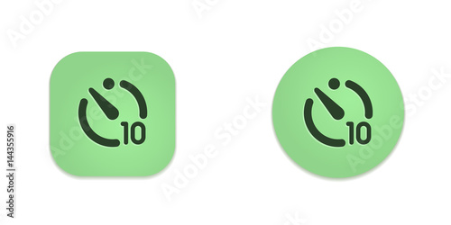 Vector Green Web Buttons