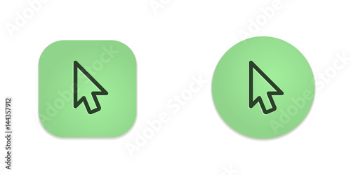 Vector Green Web Buttons