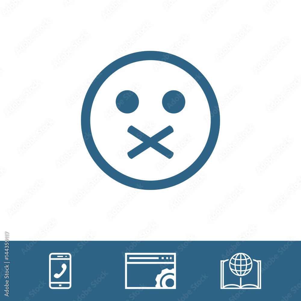 Smile icon stock vector illustration flat design Smile icon stock vector illustration flat design