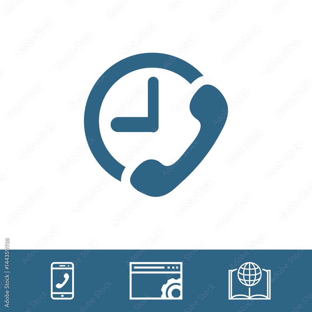 phone icon stock vector illustration flat design phone icon stock vector illustration flat design