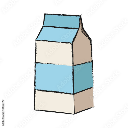 milk carton icon image vector illustration design 