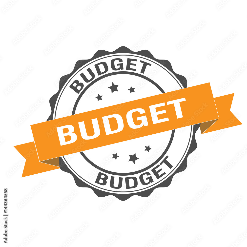 Fototapeta premium Budget stamp illustration
