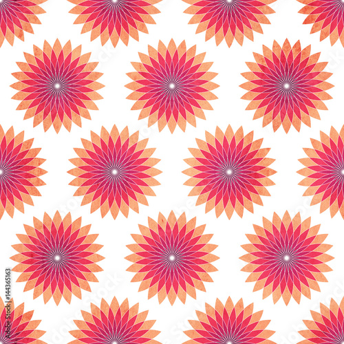 Seamless floral geometric pattern. Vintage background. Fabric, Scrapbooking