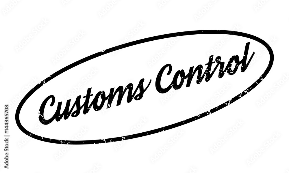 Customs Control rubber stamp. Grunge design with dust scratches. Effects can be easily removed for a clean, crisp look. Color is easily changed. Customs Control rubber stamp. Grunge design with dust scratches. Effects can be easily removed for a clean, crisp look. Color is easily changed.