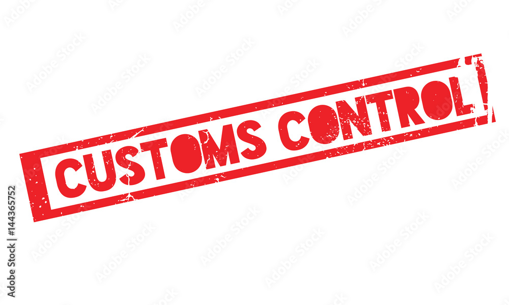 Customs Control rubber stamp. Grunge design with dust scratches. Effects can be easily removed for a clean, crisp look. Color is easily changed. Customs Control rubber stamp. Grunge design with dust scratches. Effects can be easily removed for a clean, crisp look. Color is easily changed.