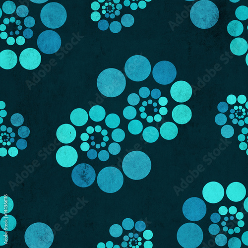 Seamless floral geometric pattern. Vintage background. Fabric, Scrapbooking