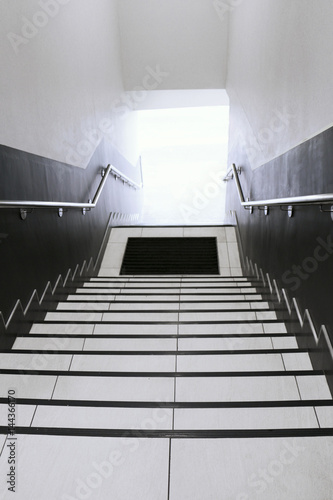 stairwell fire escape in building in South Africa