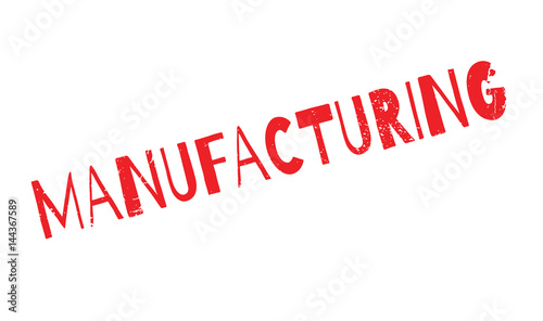 Manufacturing rubber stamp. Grunge design with dust scratches. Effects can be easily removed for a clean, crisp look. Color is easily changed.