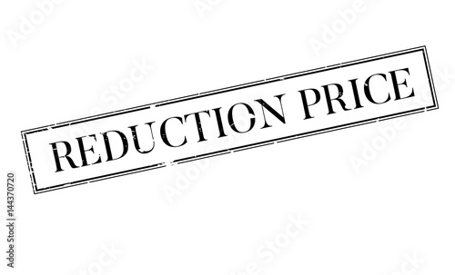 Reduction Price rubber stamp. Grunge design with dust scratches. Effects can be easily removed for a clean, crisp look. Color is easily changed.