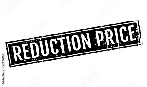 Reduction Price rubber stamp. Grunge design with dust scratches. Effects can be easily removed for a clean, crisp look. Color is easily changed.