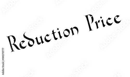 Reduction Price rubber stamp. Grunge design with dust scratches. Effects can be easily removed for a clean, crisp look. Color is easily changed.