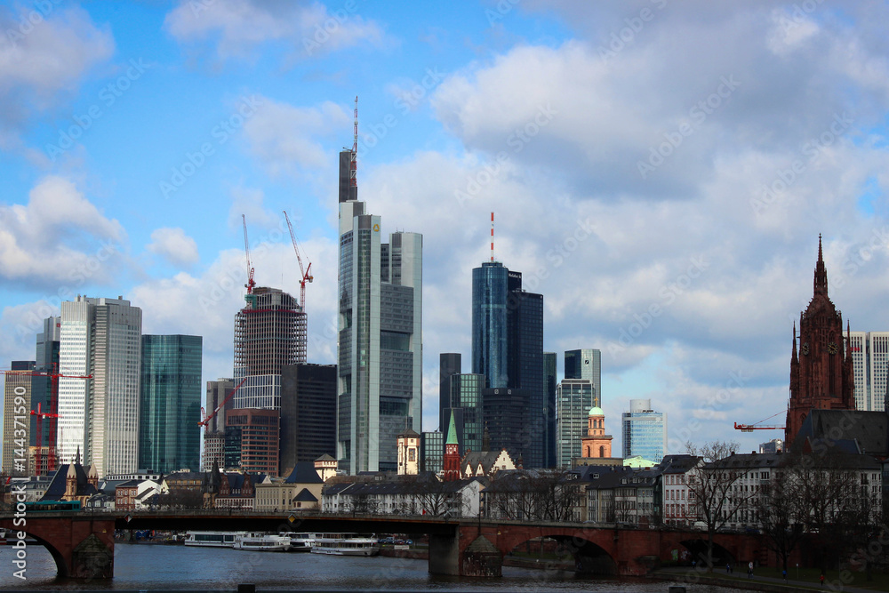 Skyscrapers of Frankfurt, Germany
