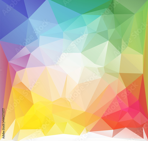 square low poly vector background multicolored