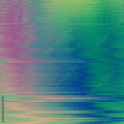 Vector glitch background. Digital image data distortion. Colorful abstract background for your designs. Chaos aesthetics of signal error. Digital decay.