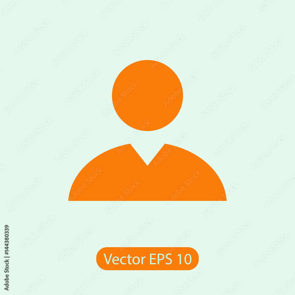 Business man icon, vector illustration. Flat design style Business man icon, vector illustration. Flat design style