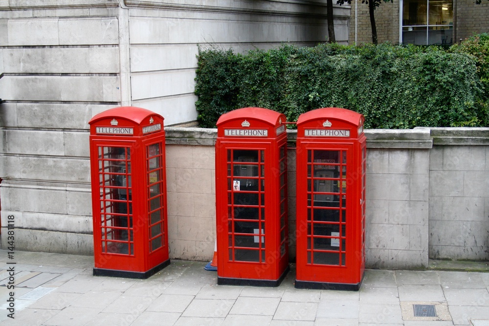 Obraz premium Telefonzellen London 