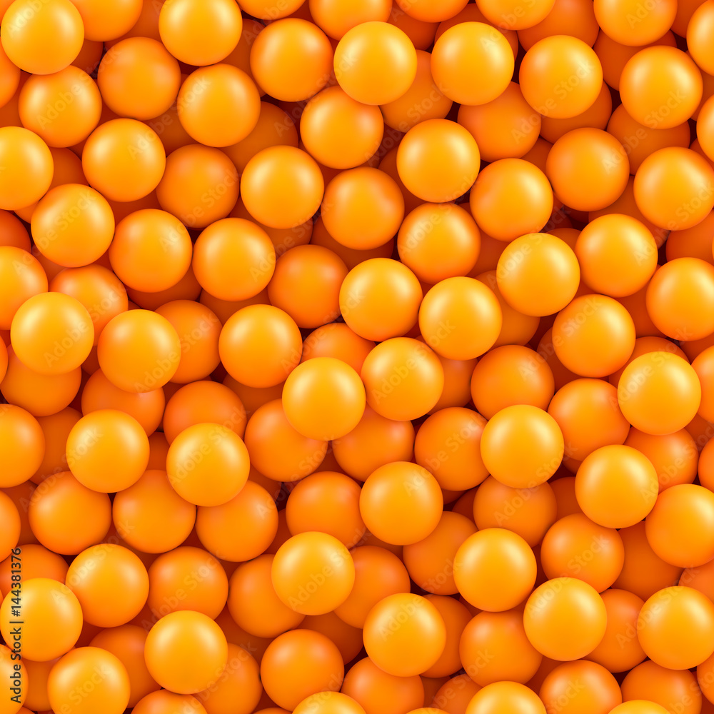 Orange balls background Orange balls background