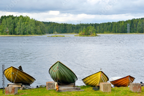 View of Saimaa lake.