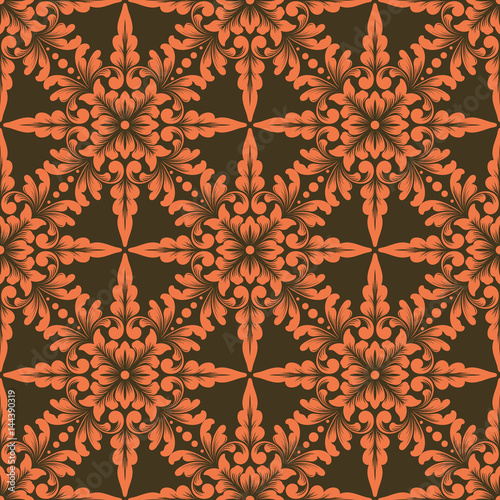 Zentangle styled geometric ornament pattern element. Orient traditional ornament. Boho styled. Abstract geometric seamless pattern elegant element for cards and invitations.