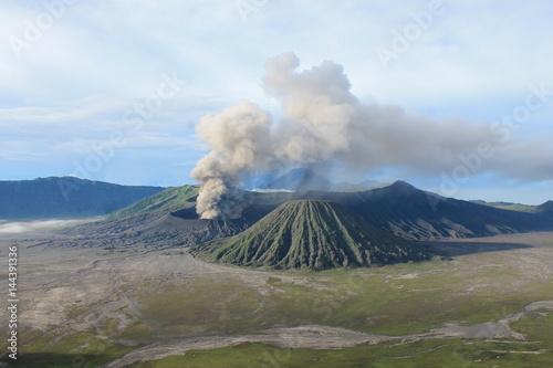 The famous volcano in Indonésia, Mount Bromo 