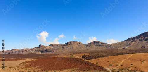 desert valley  mountain landscape panorama 